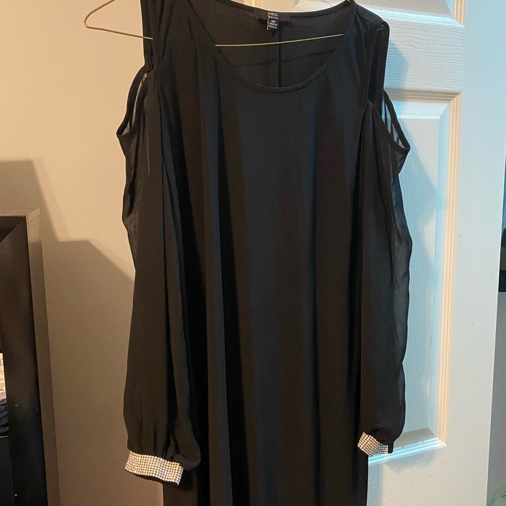 SALE Rhinestone sleeve dress